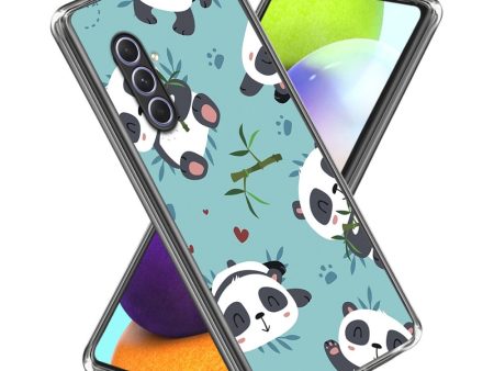 Deco Samsung Galaxy A54 phone cover - Cute Pandas Online Sale