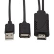 Universal USB Female to HDMI Male adapter cable Online now