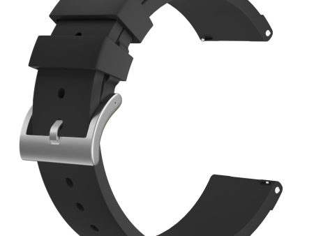 24mm Bofink® Luxury Silicone Watch Strap - Black Supply