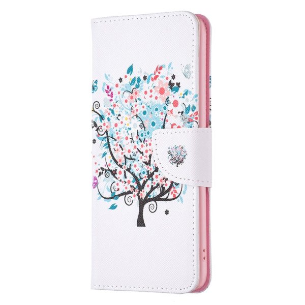 Wonderland Motorola Moto G54 flip case - Flower Tree Online