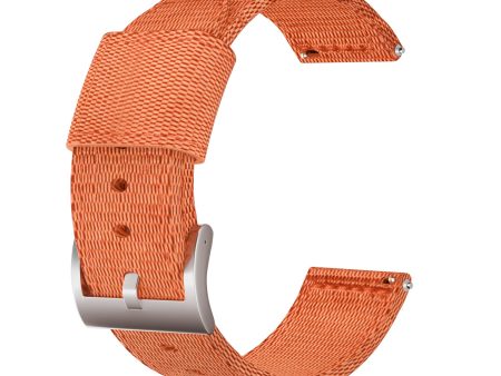 20mm Bofink® Luxury Nylon Watch Strap - Orange For Sale