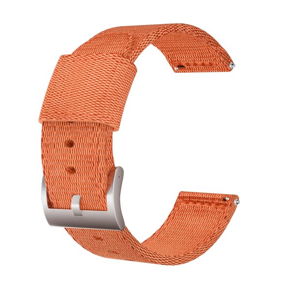 20mm Bofink® Luxury Nylon Watch Strap - Orange For Sale