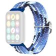 Xiaomi Smart Band 8 Pro Nylon Watch Band Adjustable Woven Strap - Colorful Blue Discount