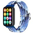 Xiaomi Smart Band 8 Pro Nylon Watch Band Adjustable Woven Strap - Colorful Blue Discount