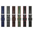 20mm Bofink® Luxury Nylon Watch Strap - Red Stripes Online Hot Sale