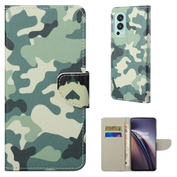 Wonderland OnePlus Nord 2 5G flip case - Camouflage For Sale