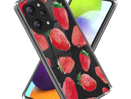 Deco Xiaomi Redmi 12   Xiaomi Poco M6 Pro phone cover - Strawberry Sale