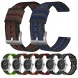 24mm Bofink® Luxury Nylon Watch Strap - Green Red Cheap