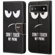 Wonderland Google Pixel 6a flip case - Don t Touch My Phone Fashion