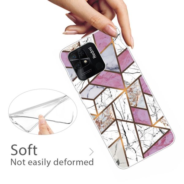 Marble Xiaomi Redmi 10C case - Rose   White   Grey Marble For Discount