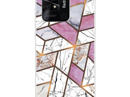 Marble Xiaomi Redmi 10C case - Rose   White   Grey Marble For Discount