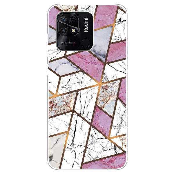 Marble Xiaomi Redmi 10C case - Rose   White   Grey Marble For Discount