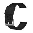 24mm Bofink® Luxury Nylon Watch Strap - Black Supply