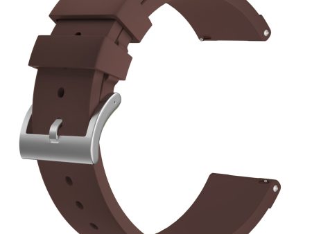 20mm Bofink® Luxury Silicone Watch Strap - Brown on Sale