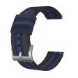 18mm Bofink® Luxury Nylon Watch Strap - Blue Stripes Online Sale