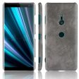 Sony Xperia XZ3 litchi texture leather case - Grey Discount