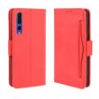 Modern-styled leather wallet case for Huawei P20 Pro - Red Online Sale