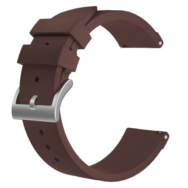 24mm Bofink® Luxury Silicone Watch Strap - Brown Online Sale