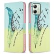 Wonderland Motorola Moto G54 flip case - Feather and Birds Online