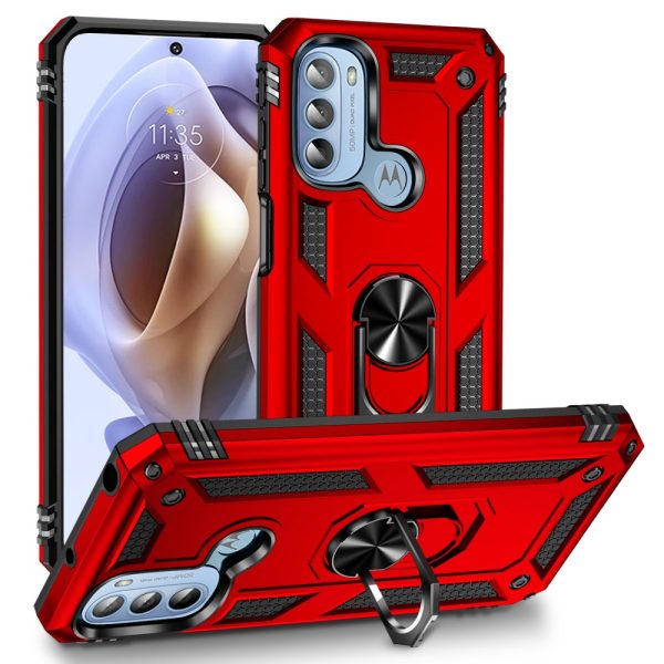 Bofink Combat Motorola Moto G41   G31 case - Red For Sale