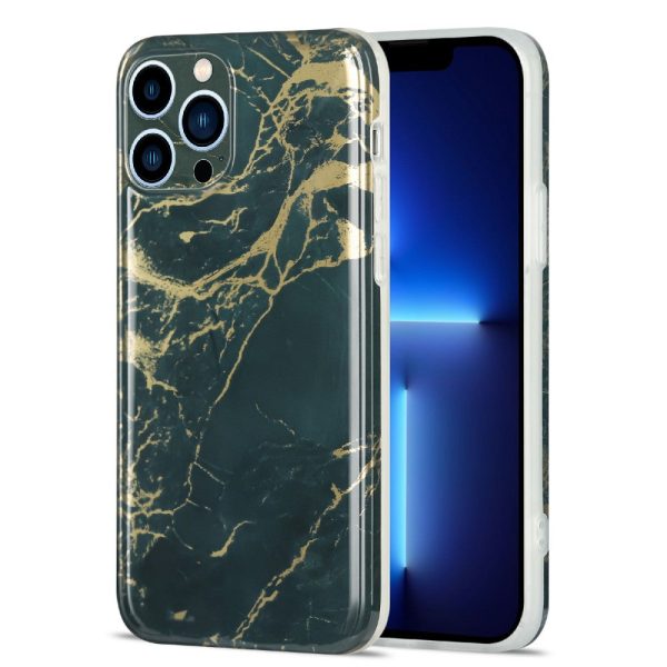 Marble iPhone 13 Pro case - Blackish Green Online Sale