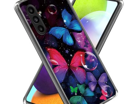 Deco Samsung Galaxy A14   Samsung Galaxy A14 5G phone cover - Colorful Butterflies For Sale