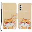 Wonderland Samsung Galaxy A14 flip case - Shiba Dog For Sale