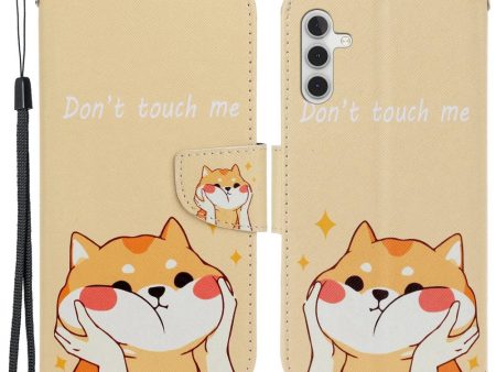 Wonderland Samsung Galaxy A14 flip case - Shiba Dog For Sale