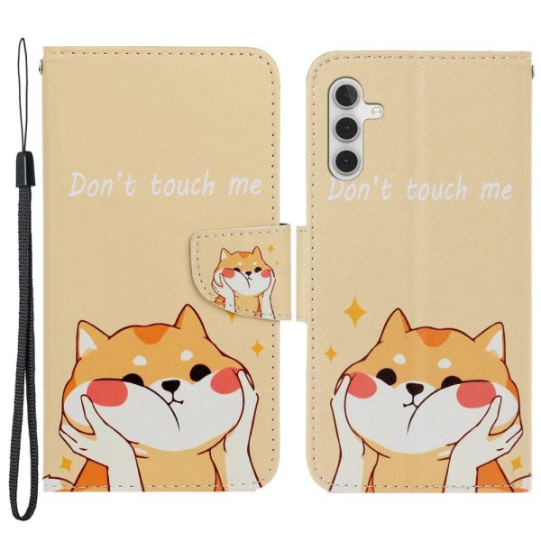 Wonderland Samsung Galaxy A14 flip case - Shiba Dog For Sale