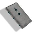 Sony Xperia XZ3 litchi texture leather case - Grey Discount