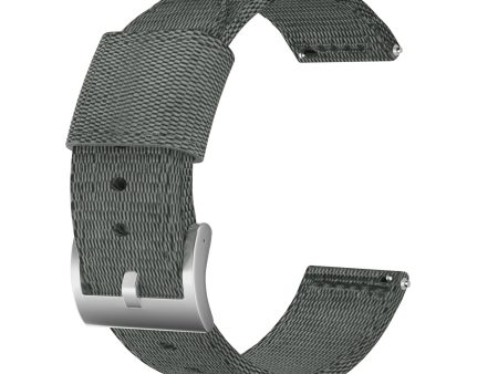 24mm Bofink® Luxury Nylon Watch Strap - Gray Cheap