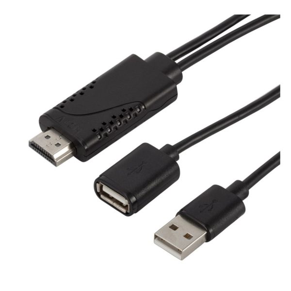 Universal USB Female to HDMI Male adapter cable Online now