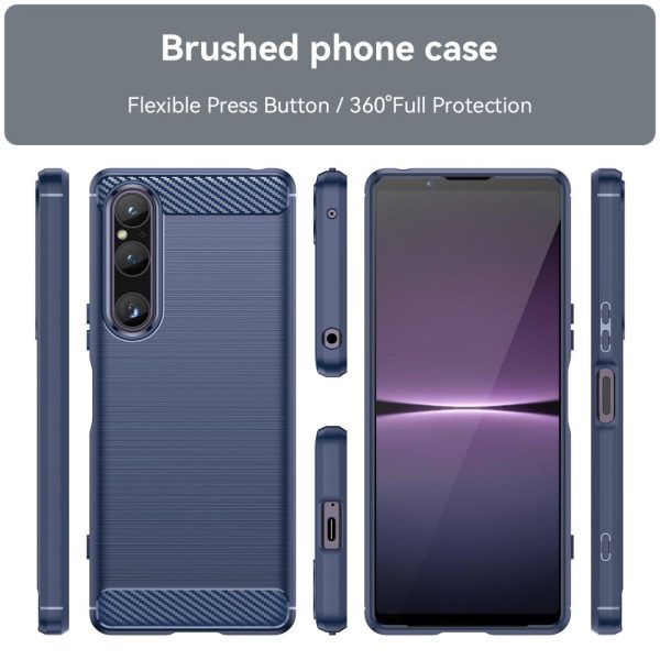 Carbon Flex case - Sony Xperia 1 V - Blue on Sale