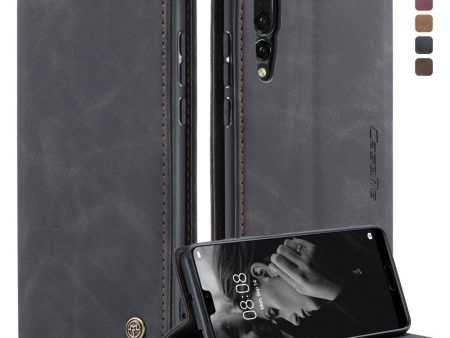 CaseMe Huawei P20 Pro Vintage Case - Black Online now