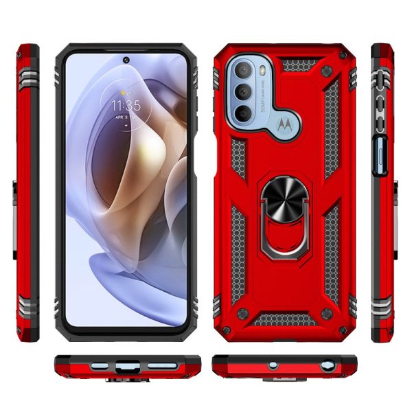 Bofink Combat Motorola Moto G41   G31 case - Red For Sale