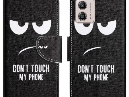 Wonderland Motorola Moto G23   G13   G53 flip case - Don t Touch My Phone Online