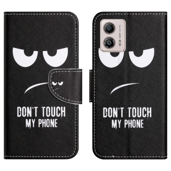 Wonderland Motorola Moto G23   G13   G53 flip case - Don t Touch My Phone Online