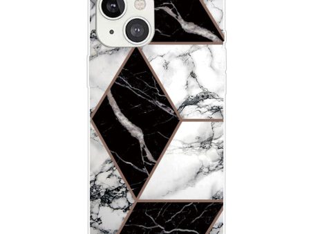 Marble iPhone 14 case - Grey   Black   White Fashion