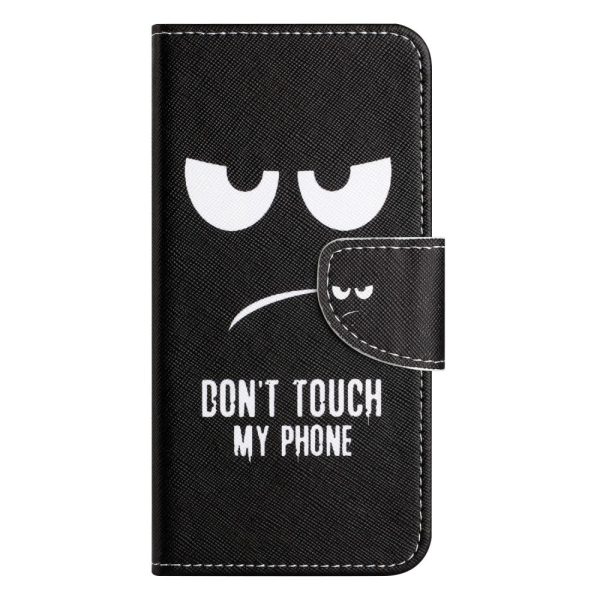 Wonderland Motorola Moto G23   G13   G53 flip case - Don t Touch My Phone Online