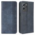 Bofink Vintage Oukitel C32 leather case - Blue Hot on Sale