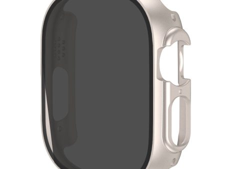 Apple Watch Ultra 2   Ultra integrated cover with tempered glass - Starlight Fashion