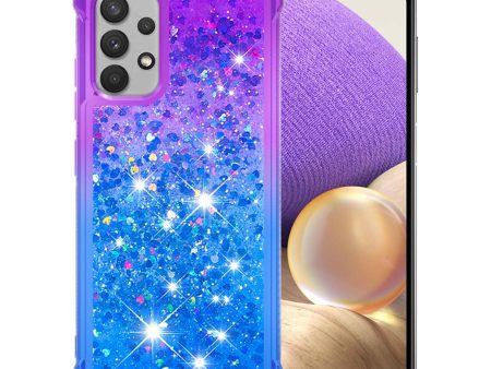 Princess Samsung Galaxy A32 cover - Purple   Sky Blue Cheap