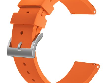 24mm Bofink® Luxury Silicone Watch Strap - Orange For Cheap