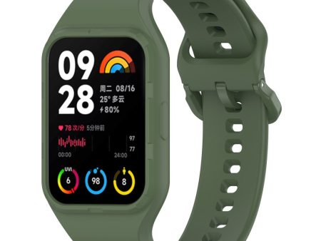 Xiaomi Smart Band 8 Pro Easily Adjustable Watch Strap Flexible Silicone Wrist Band - Dark Green Supply