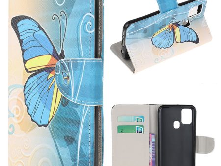 Wonderland OnePlus Nord N100 flip case - Blue Butterfly on Sale