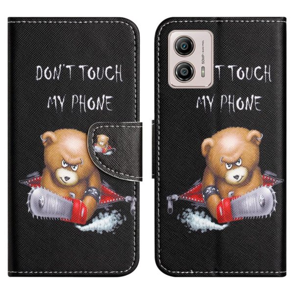 Wonderland Motorola Moto G73 flip case - Bear Online