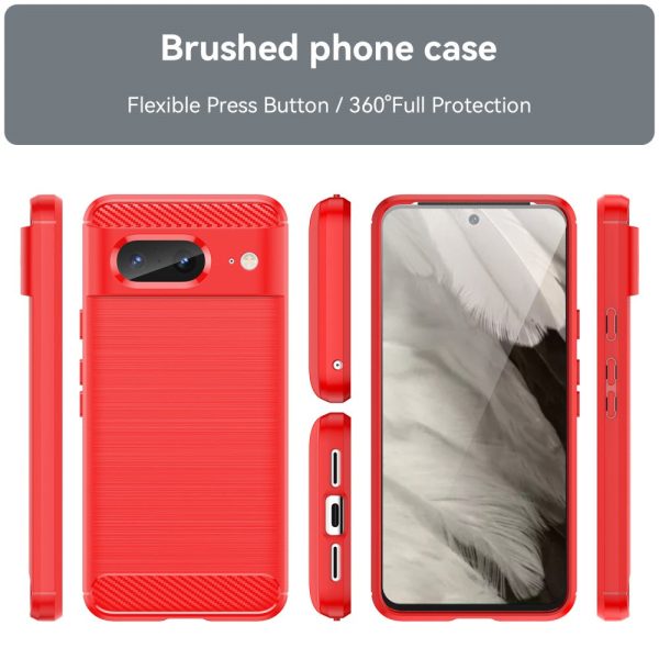 Carbon Flex case - Google Pixel 8 - Red For Cheap