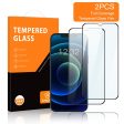 2 pcs AMORUS extra strong glass screen protector for iPhone 12 Mini Fashion