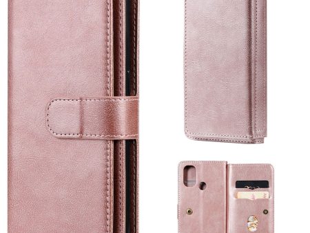 10-slot wallet case for OnePlus Nord N100 - Rose Gold on Sale