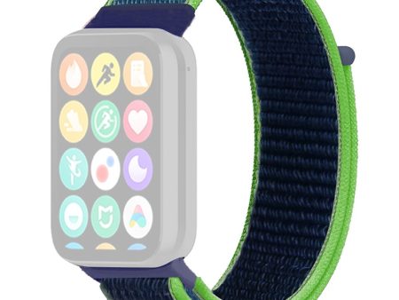 Xiaomi Smart Band 8 Pro   Redmi Watch 4 Nylon Loop Watch Band Breathable Sport Strap - Lime Fashion